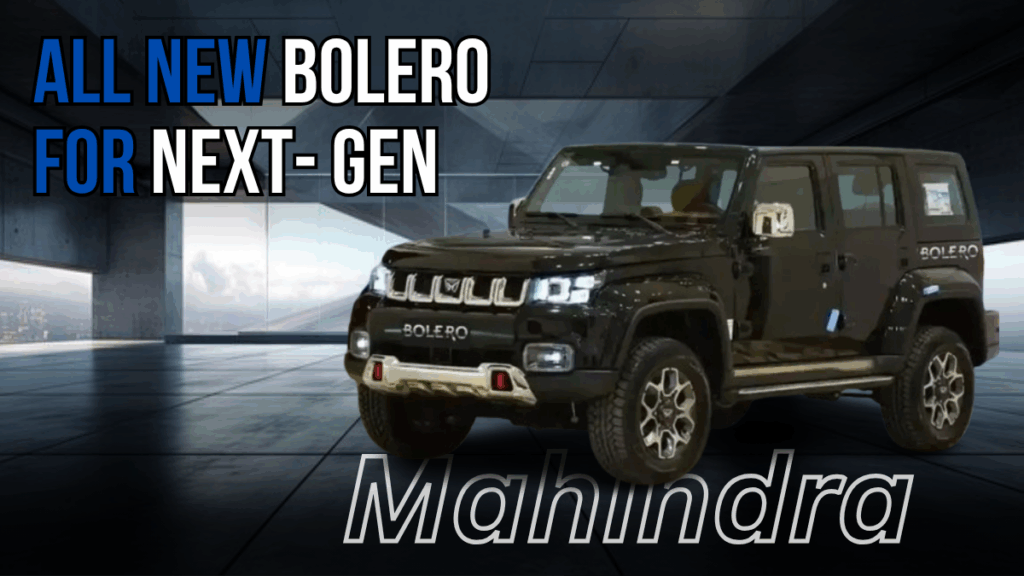 All-New Mahindra Bolero Spotted on Test - Next-Gen SUV Incoming
